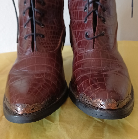 Rock and Roll Lace Up Women's Boots Size  9 - Picture 6 of 9
